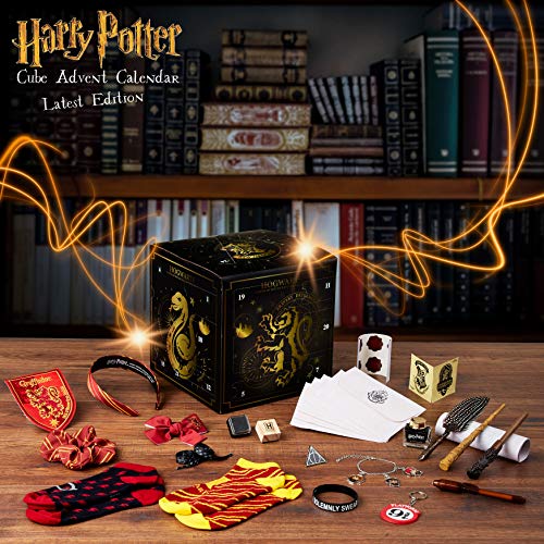 Harry Potter Adventskalender 2022 Kinder, Cube Advent Calendar Kinder, 24 Überraschungen Adventskalender Schmuck, Geschenke für Adventskalender Kinder