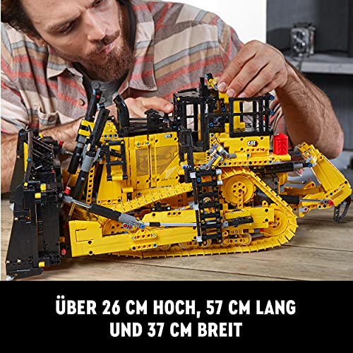 LEGO 42131 Technic Appgesteuerter Cat D11 Bulldozer, Set für Erwachsene, ferngesteuerte Autos, Geschenkidee Baufahrzeug