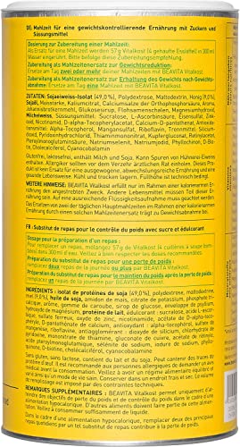 BEAVITA Vitalkost Diät-Shake Kokos-Ananas (6x572g) - Diät Shakes zum Abnehmen* - vitamin- und nährstoffreicher Mahlzeitersatz mit Eiweiss Protein Pulver - Protein Shake zum Abnehmen