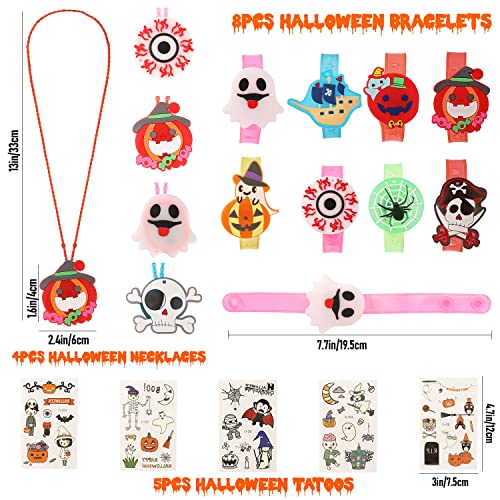 72PCS Halloween Blinkende Ringe - Halloween Party Leuchtend Deko Für Kinder, Halloween Accessoires Zubehör Set, Halloween Led Blinkende Spielzeug, Halloween Theme Geschenke Für Halloween Kinder Spiel