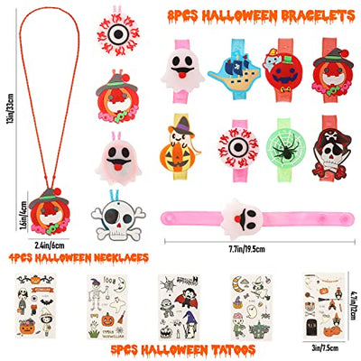 72PCS Halloween Blinkende Ringe - Halloween Party Leuchtend Deko Für Kinder, Halloween Accessoires Zubehör Set, Halloween Led Blinkende Spielzeug, Halloween Theme Geschenke Für Halloween Kinder Spiel