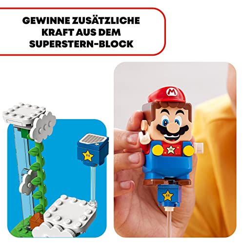 LEGO 71409 Super Mario Maxi-Spikes Wolken-Challenge – Erweiterungsset, Spielzeug Set mit 3 Gegner Figuren inkl. Bumerang-Bruder und Piranha-Pflanze