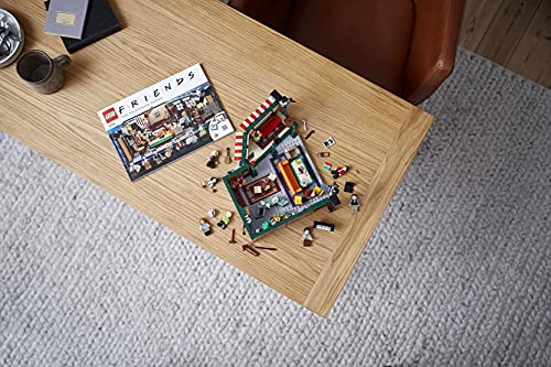 LEGO 21319 Ideas Friends Central Perk Café für Erwachsene und Fans der Kultserie, Konstruktionsspielzeug mit 7 Minifiguren, Set zum 25. Jubiläum