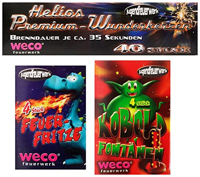 170074 Pyro Box Superstars 295 Teile Jugendfeuerwerk Kat. F1 Knaller Geburtstag Silvester