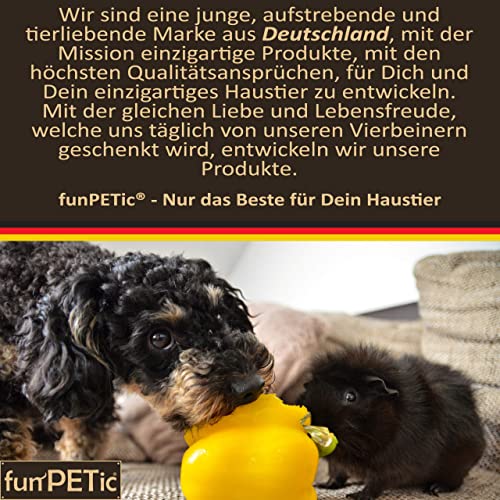 funPETic Hundegeschirr 2021 - Anti-Zug Geschirr, reflektierend, gepolstert und atmungsaktiv - Brustgeschirr für kleine, mittelgroße und große Hunde (L)