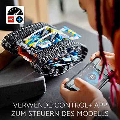 LEGO 42140 Technic App-gesteuertes Transformationsfahrzeug, ferngesteuerte Autos für Kinder, RC Offroad Modellbausatz, Geschenk zu Weihnachten