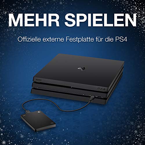 Seagate Game Drive PS4/5 2 TB externe Festplatte, 2.5 Zoll, USB 3.0, Playstation4, Modellnr.: STGD2000200