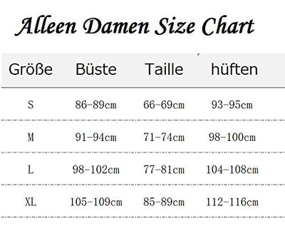 Alleen Damen Bikini Rüschen High Waist Badeanzug Neckholder Zweiteilige Bikini-Set (S, Rosa-G)