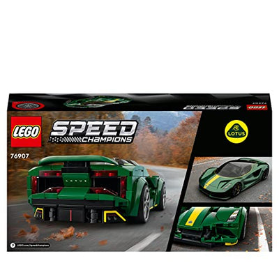 LEGO 76907 Speed Champions Lotus Evija Bausatz für Modellauto, Spielzeug-Auto, Rennwagen für Kinder, 2022 Kollektion