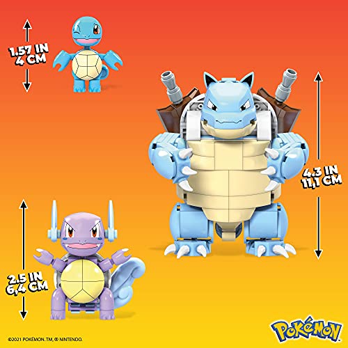 MEGA HDH93 - Mega Construx Pokémon Entwicklungs Set Baukasten, Bauspielzeug für Kinder, tolles Spielzeug Geschenk ab 8 Jahren