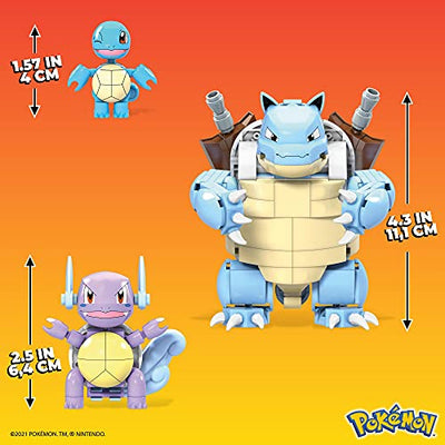 MEGA HDH93 - Mega Construx Pokémon Entwicklungs Set Baukasten, Bauspielzeug für Kinder, tolles Spielzeug Geschenk ab 8 Jahren