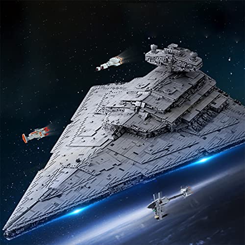 Gedar Technik Baustein Imperial Sternenzerstörer Bausatz, Wing Fighter UCS Kollektion Series, Star Wars Imperium Sets, 11885 Klemmbausteine Kompatibel mit Lego