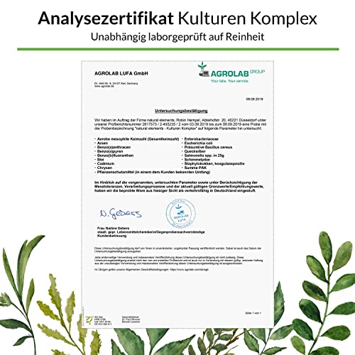 Kulturen Komplex - 21 Bakterienstämme + Bio Inulin - 180 magensaftresistente Kapseln (DRcaps®) - Laborgeprüft, hochdosiert und vegan