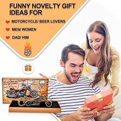 Weihnachtsgeschenke für Männer Papa Opa Bruder - Bier Flaschenöffner Motorrad Ausgefallene Witzige Geschenke für Männer Die Alles Haben Schwager Vater Ihn Partner Herren Originelle Geschenke Oldtimer