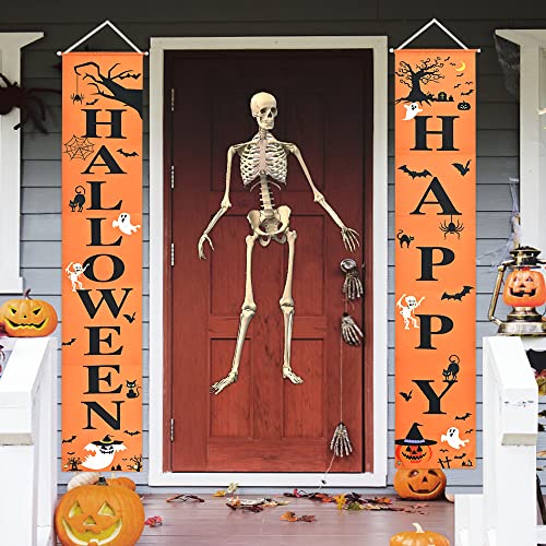 Favengo Halloween Banner ,Happy Halloween Banner,halloween banner outdoor,Halloween Party Dekoration Hängende Hintergrund Banner für Halloween Drinnen Draußen Party