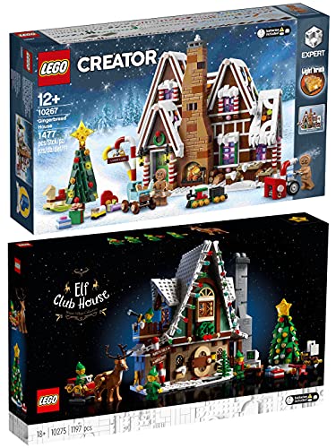 BRICKCOMPLETE Lego 2er Set: 10267 Lebkuchenhaus & 10275 Elfen-Klubhaus