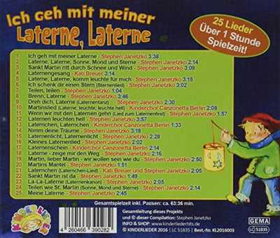 Ich geh mit meiner Laterne, Laterne - Meine schönsten Laternenlieder für Sankt Martin