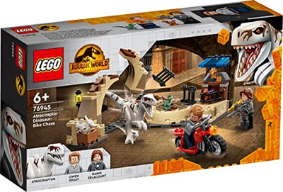 BRICKCOMPLETE Lego 2er Set: 76945 Atrociraptor: Motorradverfolgungsjagd & 76946 Blue & Beta in der Velociraptor-Falle