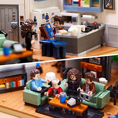 LEGO 21328 Ideas Seinfeld Apartment Set für Erwachsene, Geschenkidee mit Jerry Seinfeld als Minifigur