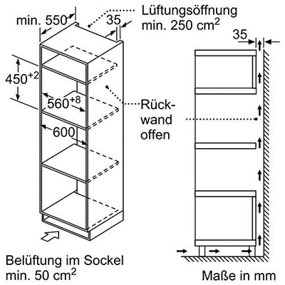 Neff C1CMG84N0 Einbau Kompaktbackofen mit Mikrowelle N50 / 45,4 x 59,4 x 57,0 cm (H x B x T) / 44 l / Edelstahl / Grill / 15 Automatikprogramme