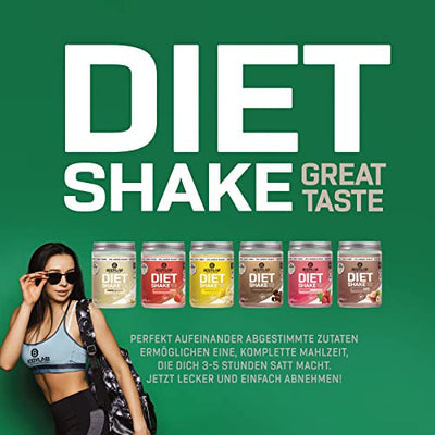 Bodylab24 Diet Shake Hazelnut Oats Flavouring 420g, Diät-Shake zum einfachen Abnehmen, Mahlzeitersatz mit wertvollen Ballaststoffen und Eiweiß, nur 250 kcal pro Portion