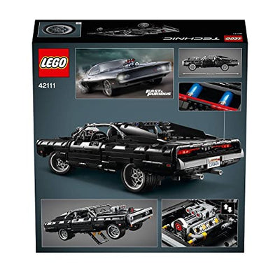 LEGO 42111 Technic Dom's Dodge Charger, Fast and Furious Modellauto Bauset, Geschenk zu Weihnachten für Jungen, Mädchen, Männer, Frauen, ikonisches Sammlerset