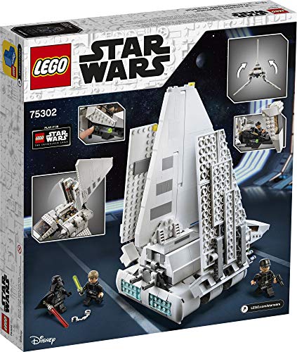 LEGO Star Wars Imperial Shuttle 75302 Bausatz; tolles Bauspielzeug für Kinder mit Luke Skywalker und Darth Vader; tolle Geschenkidee für Star Wars Fans ab 9 Jahren, New 2021 (660 Teile)