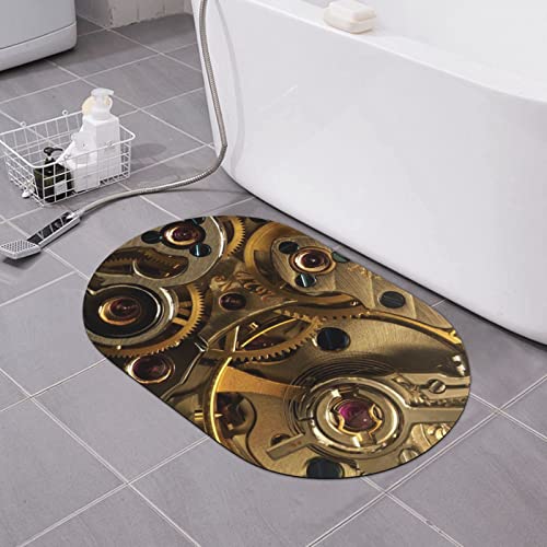 XBNIFRSO Anti-Rutsch saugfähige Matten, Cool Steampunk Gear Badematte für Badezimmer, Badewanne, Duschboden (40 x 60 cm)