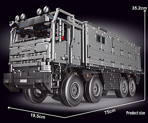 FigureArt Technik LKW Wohnmobil Off-Road Bausatz, 6068 Teile Groß Technik Klemmbausteine mit Fernbedienung und 5 Motors Kompatibel mit Lego Technik