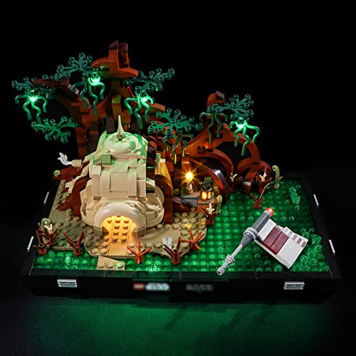 LIGHTAILING Licht-Set Für Lego 75330 Jedi Training on Dagobah - Diorama Bausteinen Modell - Modell Set Nicht Enthalten