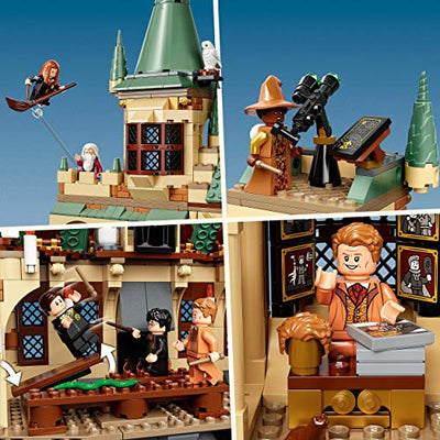 LEGO 76389 Harry Potter Schloss Hogwarts Kammer des Schreckens Spielzeug Set, goldene Voldemort Minifigur und Große Halle, Geschenkideen für Kinder