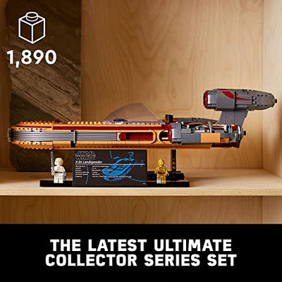 LEGO Star Wars Luke Skywalker's Landspeeder 75341 Sammelset für erwachsene Fans von Star Wars (1.890 Teile)