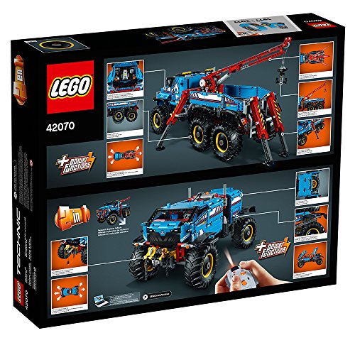 LEGO Technic 6x6 All Terrain Abschleppwagen 42070 Building Kit (1862 Teile)