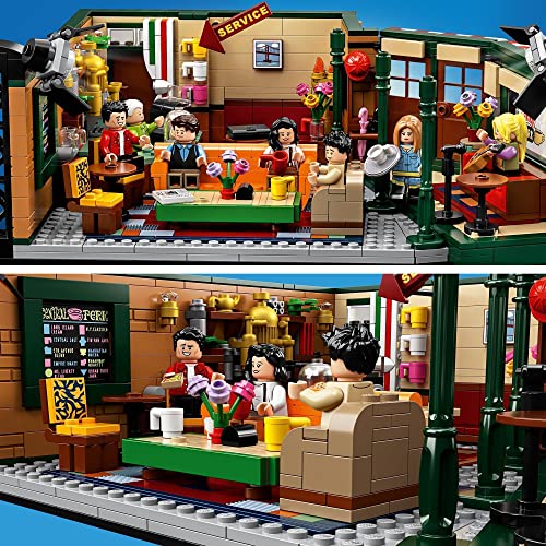 LEGO 21319 Ideas Friends Central Perk Café für Erwachsene und Fans der Kultserie, Konstruktionsspielzeug mit 7 Minifiguren, Set zum 25. Jubiläum