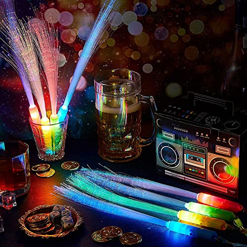 12PCS Leuchtstäbe,Knicklicht Pop Tubes,Pop Röhren Sensorik Spielzeug,Neon-Leuchtstäbe Schaum,LED Leuchtspielzeug für Kinde,Leuchtarmbänder,Glowing Sticks,LED LeuchtspielzeugGlasfaser Leuchtstab