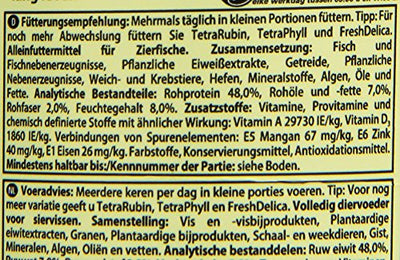 TetraMin XL Granules - langsam absinkendes Fischfutter für größere Zierfische in der mittleren Wasserschicht des Aquariums, 250 ml Dose