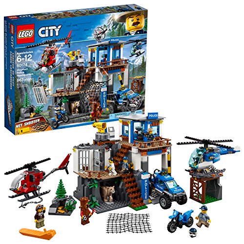 LEGO City Mountain Police Headquarters 60174 Building Kit (663 Piece)