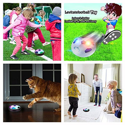 JRD&BS WINL Kinder Spielzeug Die Magisch Hover Fußball Mit Leistungs Starken LED-Licht FÜR Familien Aktivität,Teen Geschenk für 3-12 Jahre Altes Mädchen ÜBung Kinder Spielzeug(Rot 02)