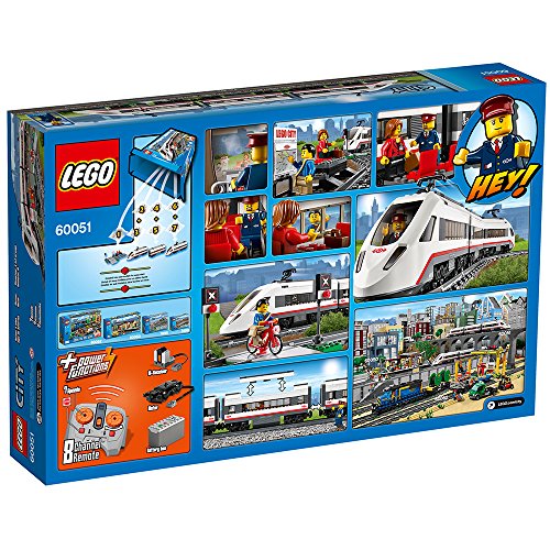 LEGO City Trains High-speed Passenger Train 60051 Building Toy by LEGO