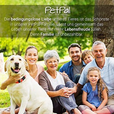 PetPäl Hundeball mit Zahnpflege-Funktion Noppen Hundespielzeug aus Naturkautschuk - Robuster Hunde Ball Ø 7cm - Hundespielball für Große & Kleine Hunde - Kauspielzeug aus Naturgummi für Leckerli