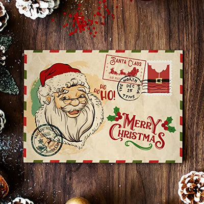 Weihnachtskarten mit Umschlag Set (12 Stück) - A6 Klappkarten für Weihnachten - Christmas Postkarte mit Umschlägen für deine Weihnachtsgrüße - Coole Weihnachtspostkarten mit und ohne Sprüche