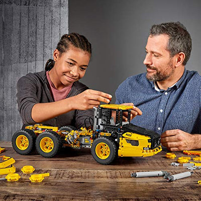 LEGO 42114 Technic 6x6 Knickgelenkter Volvo-Dumper, ferngesteuertes Modellauto, Modellbausatz LKW-Spielzeug für Kinder und Erwachsene