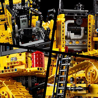 LEGO 42131 Technic Appgesteuerter Cat D11 Bulldozer, Set für Erwachsene, ferngesteuerte Autos, Geschenkidee Baufahrzeug