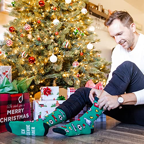 Ich Würde Lieber Ein Lustiges Socken Geschenke für Männer und Frauen - Fußball