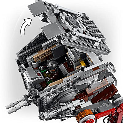 Lego 75254 Star Wars at-ST-Räuber, Set mit abfeuerbaren Shootern und 4 Minifiguren, TV-Serie The Mandalorian Kollektion