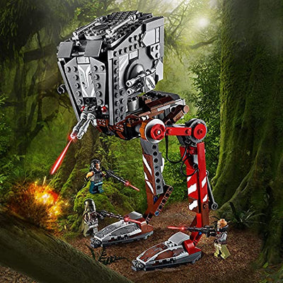 Lego 75254 Star Wars at-ST-Räuber, Set mit abfeuerbaren Shootern und 4 Minifiguren, TV-Serie The Mandalorian Kollektion