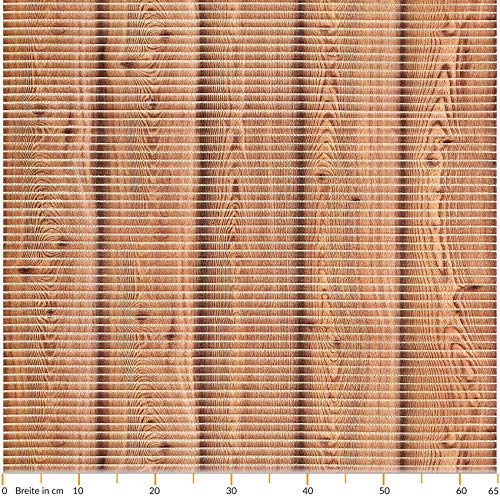 Badematte Weichschaummatte Antirutsch Badvorleger Badläufer Holz Diele 1500x65cm (15m)