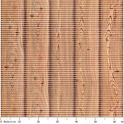 Badematte Weichschaummatte Antirutsch Badvorleger Badläufer Holz Diele 160x65cm Braun