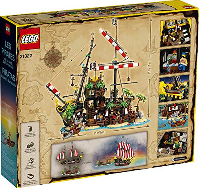 LEGO Ideas Pirates of Barracuda Bay 21322 Building Kit, Cool Pirate Shipwreck Model with Pirate Action Figures for Play and Display, Makes a Great Birthday, New 2020 (2,545 Pieces)