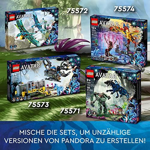 LEGO 75574 Avatar Toruk Makto und der Baum der Seelen, Bauspielzeug mit 4 Minifiguren, im Dunkeln leuchtende Pandora Szenarien, 2022 Film Set